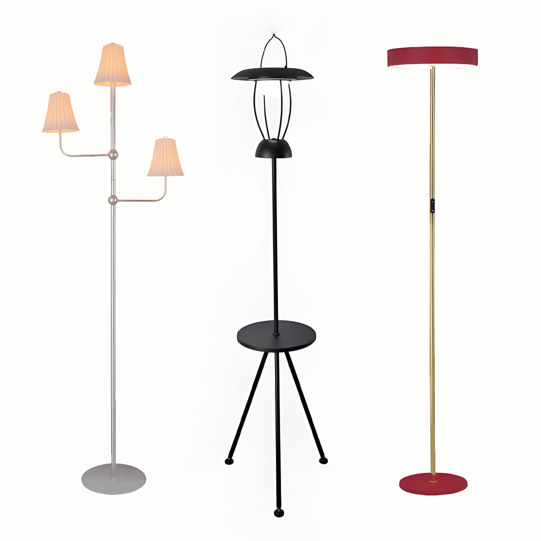 Floor tall legged table lamp